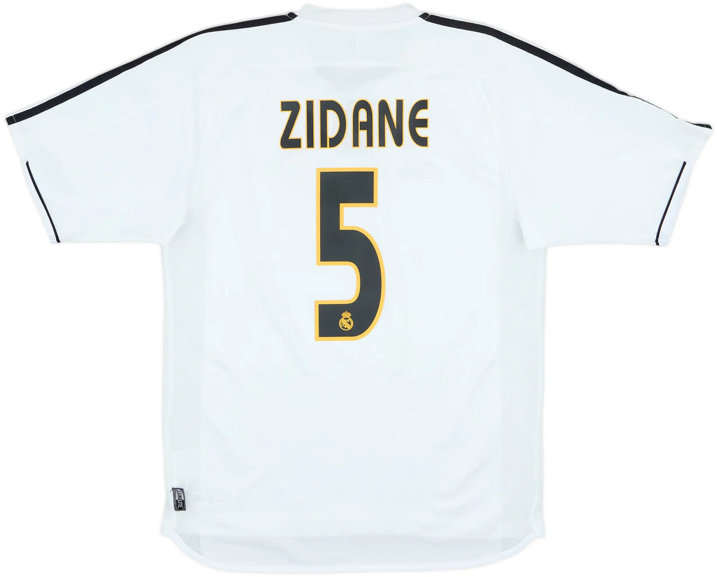 2003-04 Real Madrid Home Shirt Zidane #5