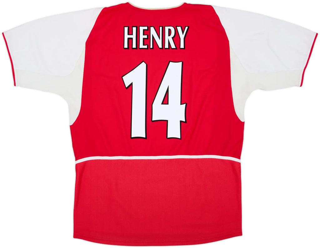 2002-04 Arsenal Home Shirt Henry #14