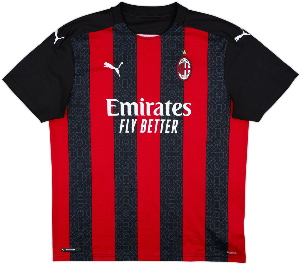 2020-21 AC Milan Home Shirt R.Leao #17