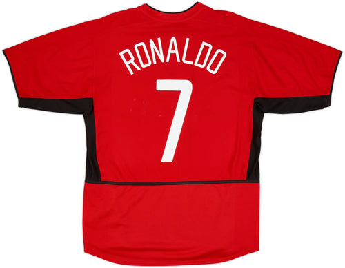 2002-04 Manchester United Home Shirt Ronaldo #7