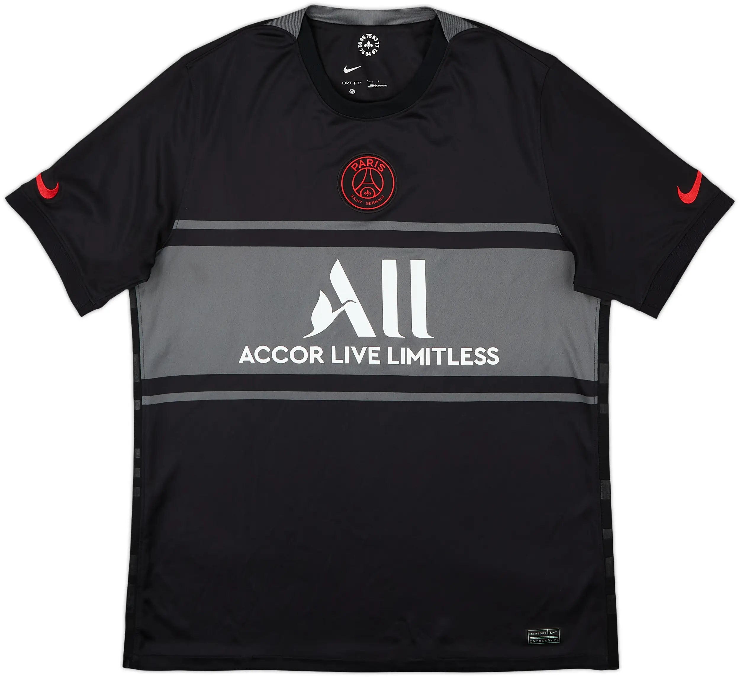 2021-22 Paris Saint-Germain Third Shirt MESSI #30 Fan