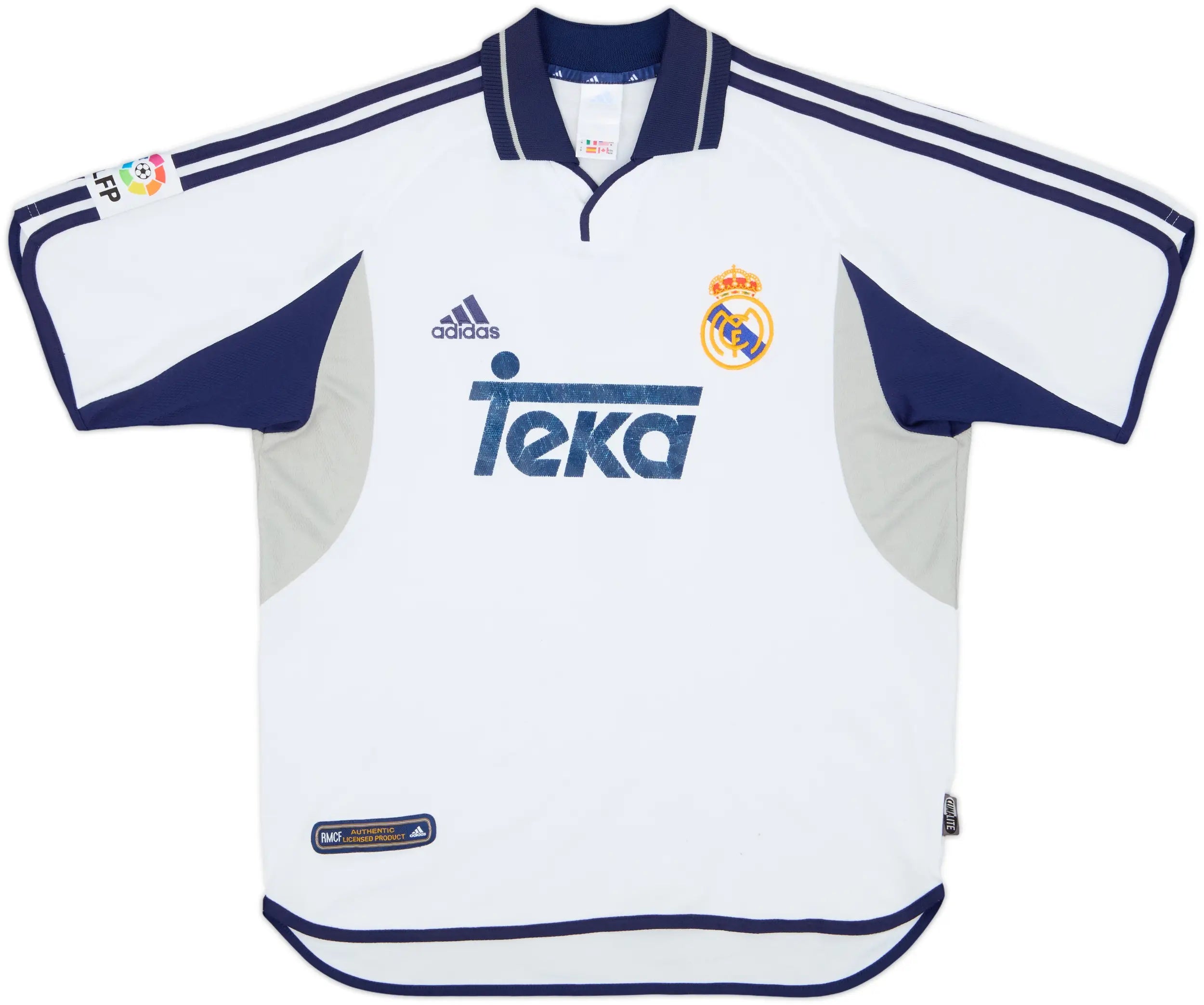 2000-01 Real Madrid Home Shirt Raul #7