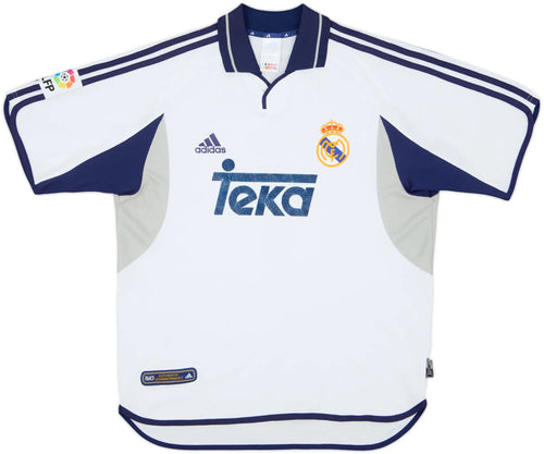2000-01 Real Madrid Home Shirt Raul #7