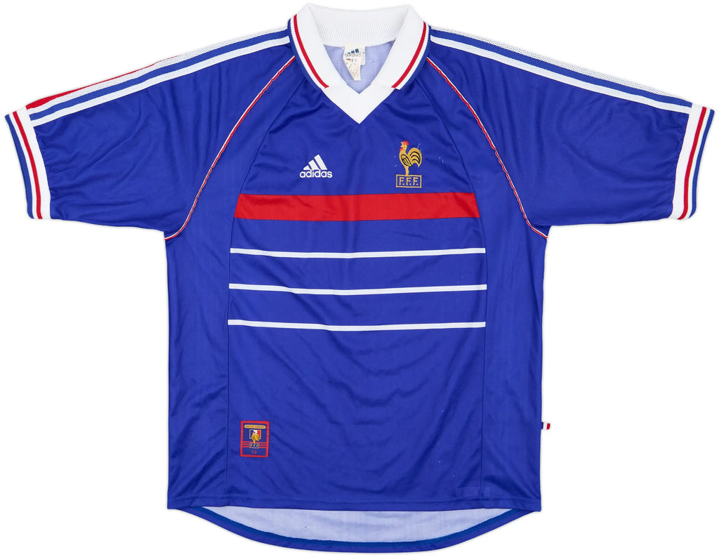1998-00 France Home Shirt