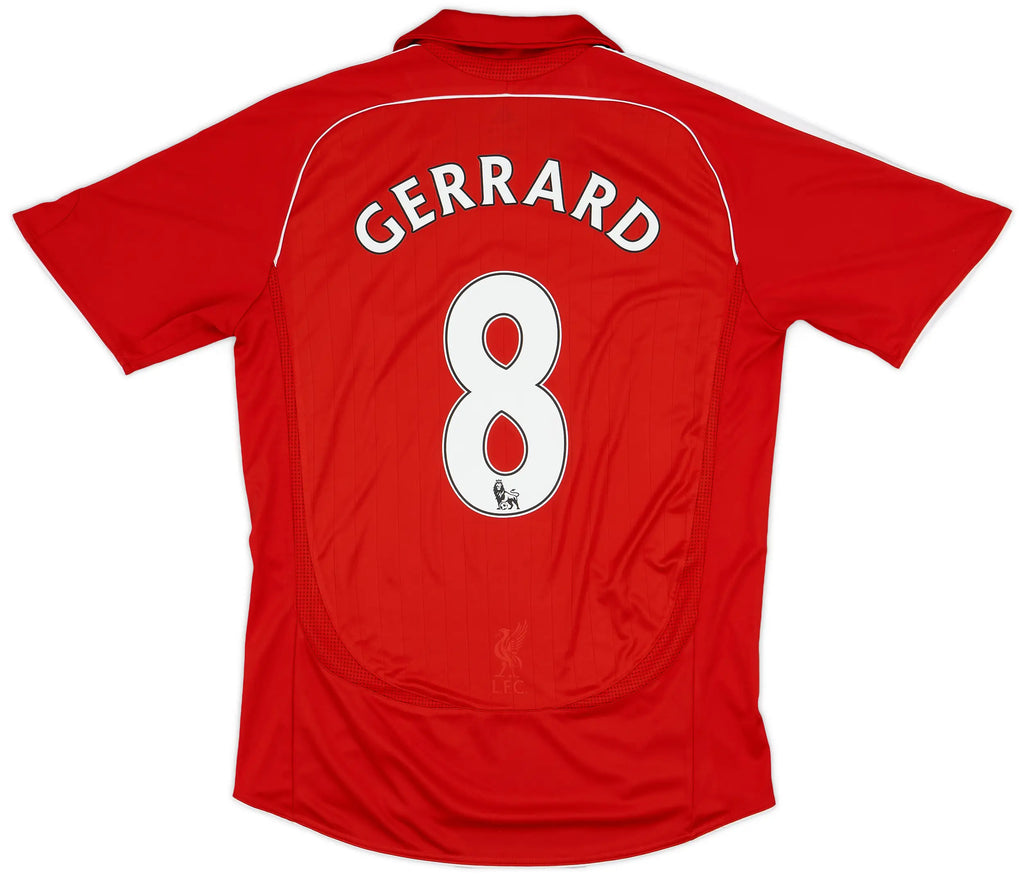 2006-08 Liverpool Home Shirt Gerrard #8